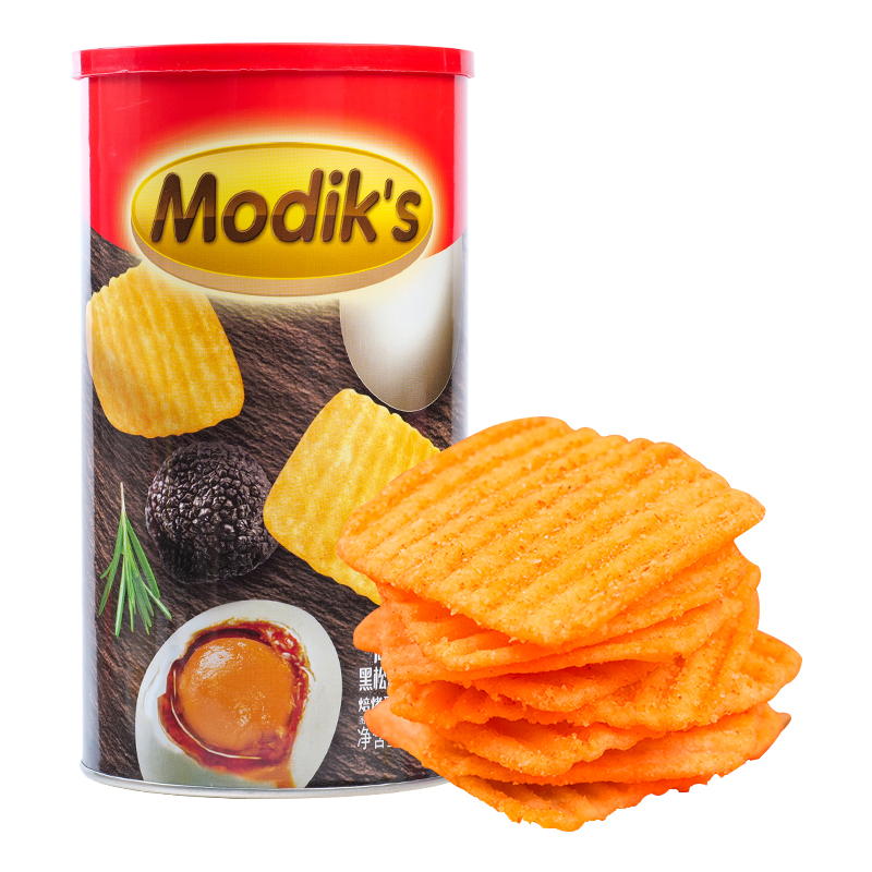 Modik's咸蛋黄黑松露味薯片 108g/罐 2罐装 108g*2罐